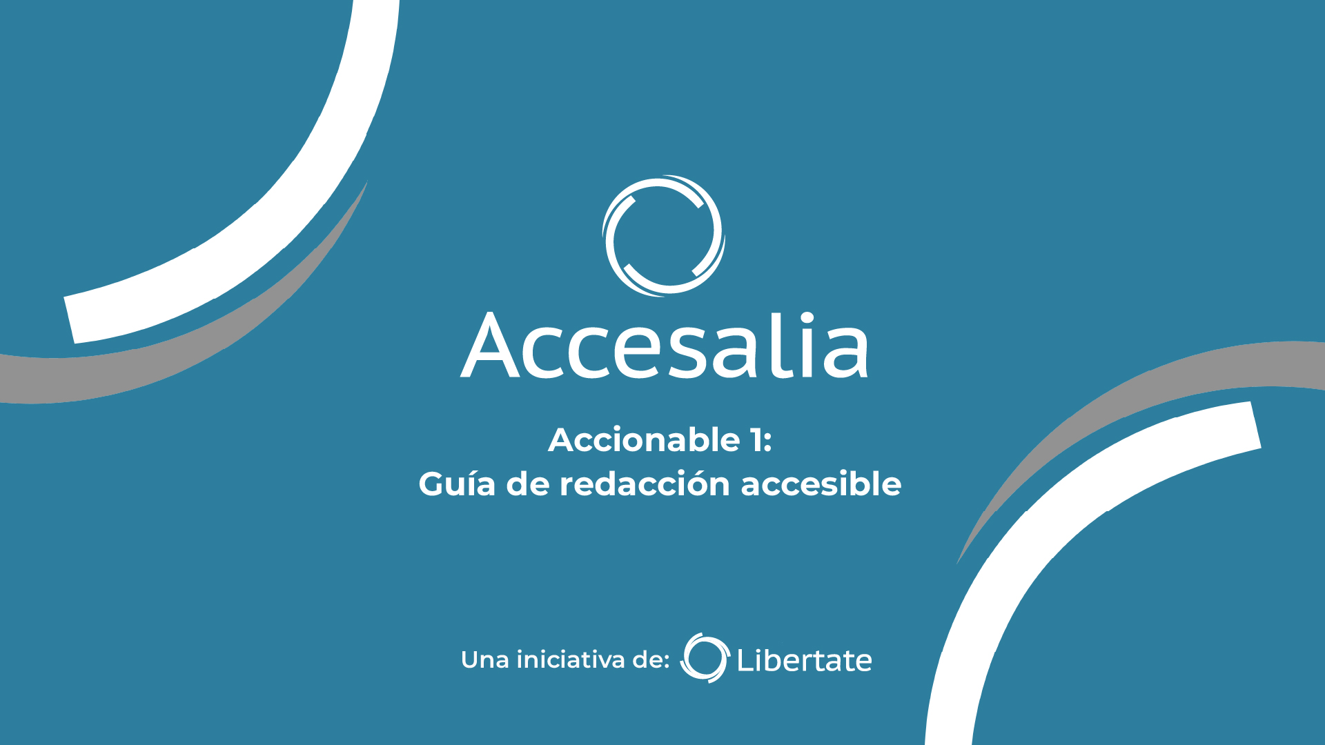 Accionable 1: Guía de redacción accesible